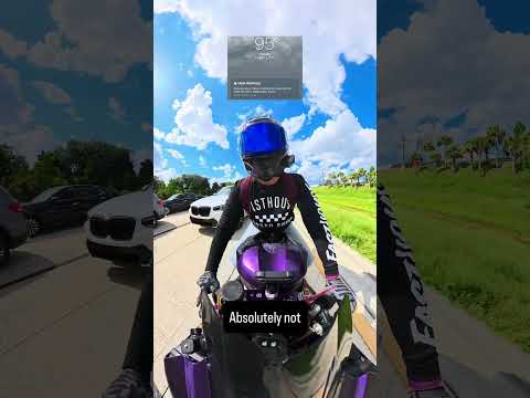 Not in this heat. No way. #bikerchick #automobile #motorcycle thumbnail