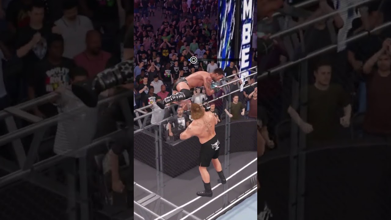 Брок Леснар помешал Си Эм Панку выбраться из клетки!! 