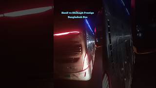 Non AC vs AC Bus Battle 🔥 #shorts #automobile #speed