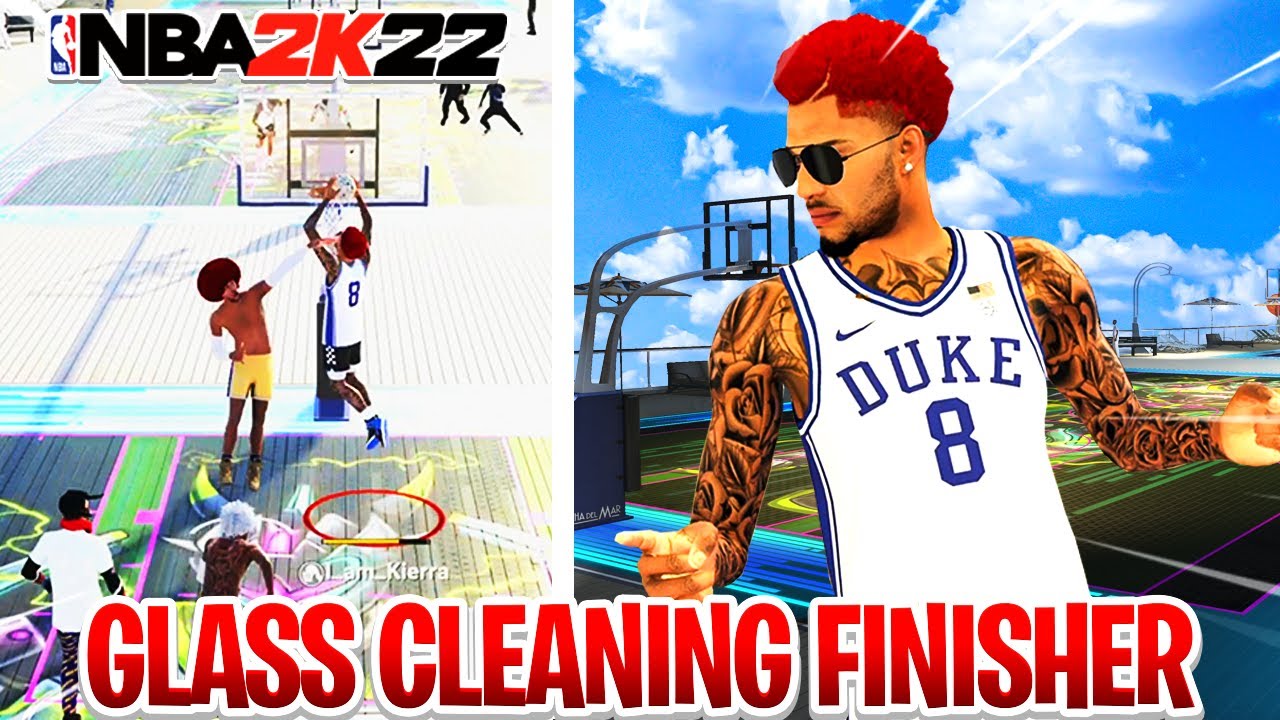BEST GLASS CLEANING FINISHER GAMEPLAY NBA 2K22 CURRENT GEN YouTube