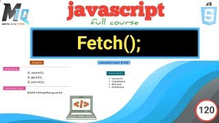 Javascript Fetch( ); Methods || what is FormData & preventDefault?