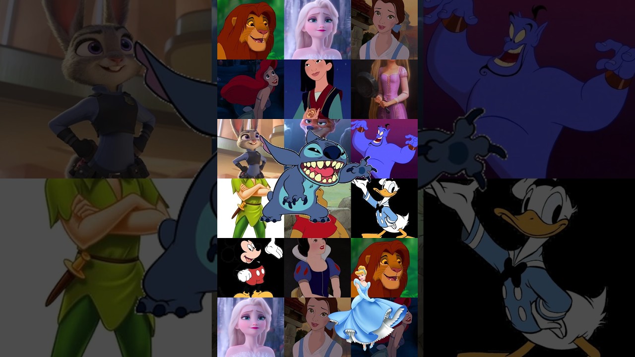 Every Disney Animated Movie in 60 Seconds! 🔥