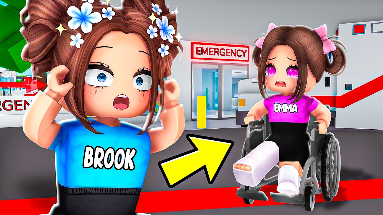 EMMA BROKE HER LEG..(Brookhaven)