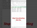 Merge Text Smarter : Excel Hack