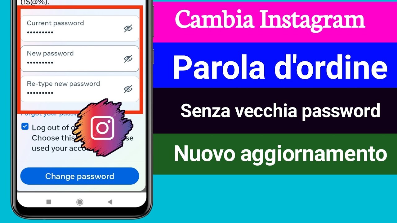Come Cambiare Password Instagram Senza La Vecchia Iphone