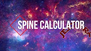 Free Spine Calculator Application screenshot 4