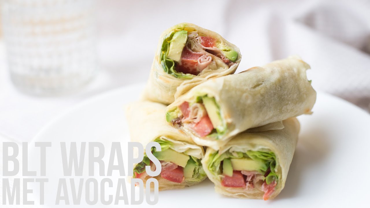 RECEPT: BLT wraps met avocado | OhMyFoodness