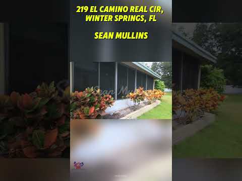 219 El Camino Real Cir, Winter Springs, FL home video tour