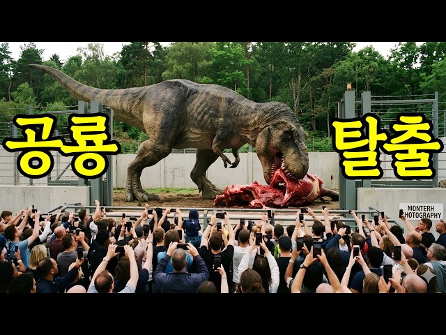 거대 공룡이 동물원에서 탈출하면 어떤 일이 벌어질까?? #영화추천 #영화요약 #액션영화 #쥬라기공원