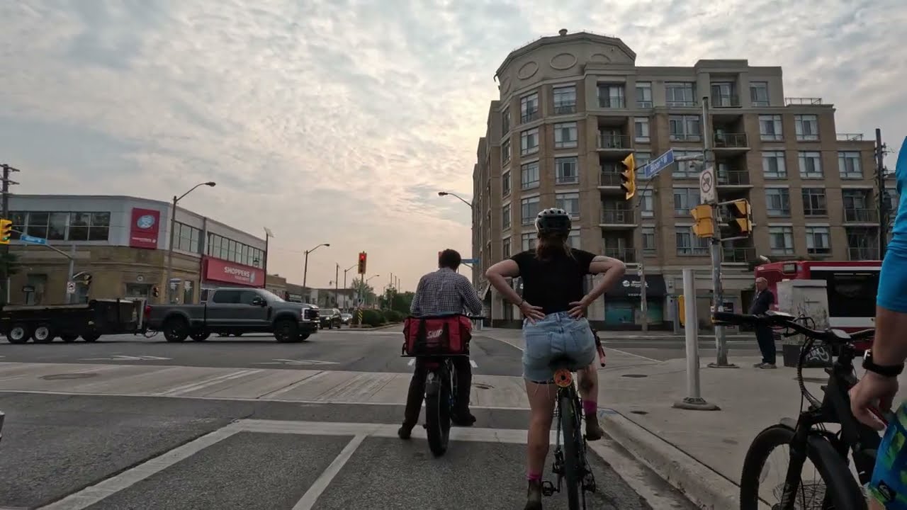 July 31, 2025 Bicycle Morning Commute, Toronto