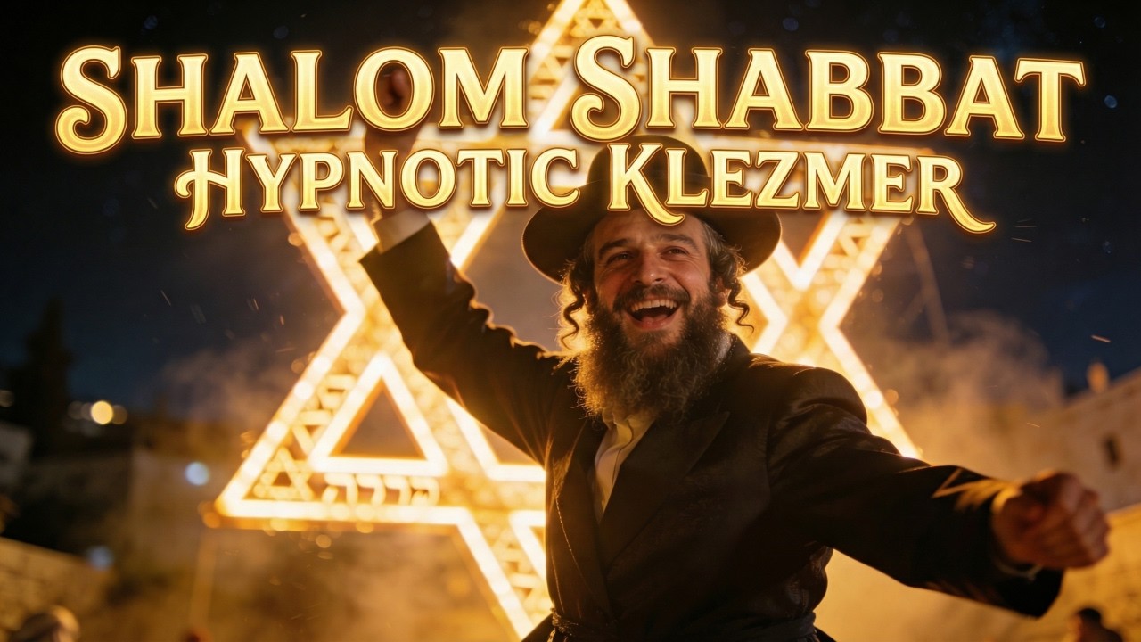 Shabbat Night Klezmer — Calm Jewish Rhythm and Lantern Light