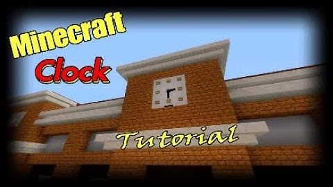 Minecraft Clock Tutorial (No Mods/Commands)