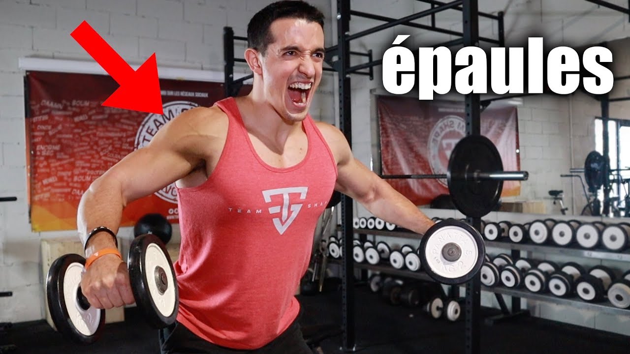ÉPAULE MUSCLÉ EN 5 MINUTES ! (entraînement à la maison) - YouTube