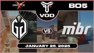 Gaimin Gladiators vs MIBR | Circuit X Redemption | #BO5 | @TrottahCS [ #cs2 #vod ]