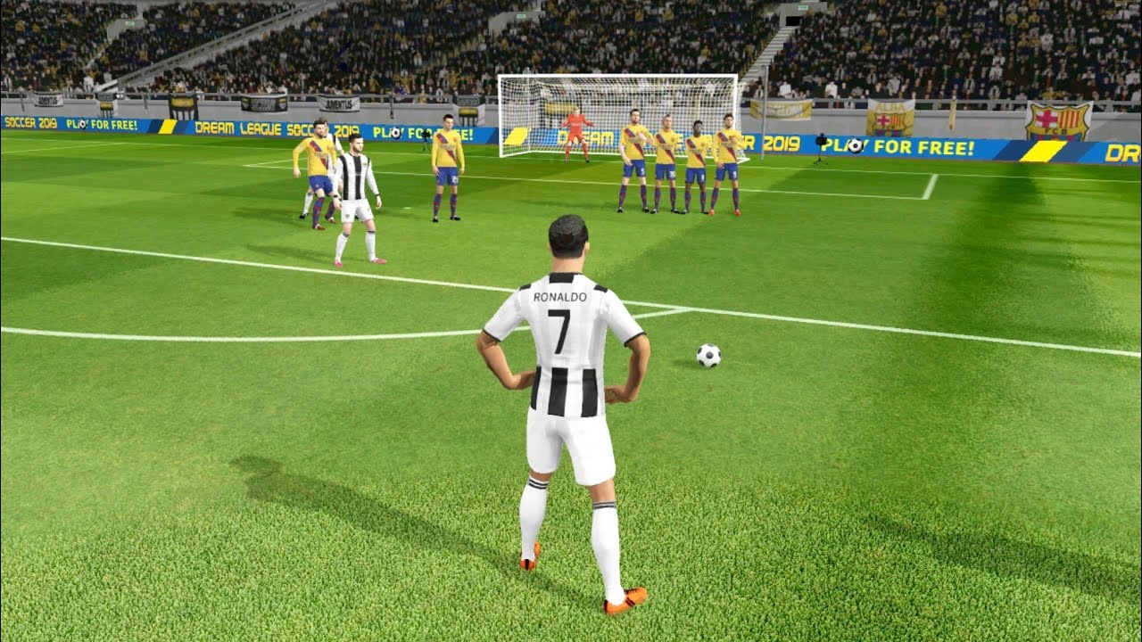Juventus Vs Barcelona Dream League Soccer 19 Android Gameplay 115