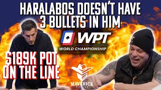 189K POT DOES HARALABOS FIRE A 3RD BULLET AGAINST ERIC PERSSON!! #WPT #maverickgaming