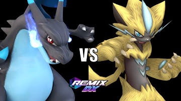 (PMEX REMIX) Mega Charizard X Vs Zeraora