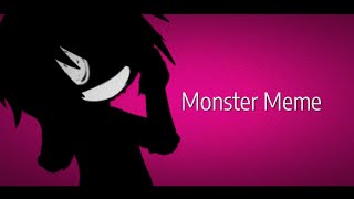 Monster meme | gacha club | FnaF | collab with @naifu4190