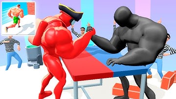 Muscle Rush - All levels gameplay Walkthrough. (IOS, Android) | Levels 21-25