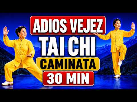 30 MIN de Caminata Tai Chi Antiedad para Mujeres | Luce 10 Años Más Joven y Quema Grasa en Casa