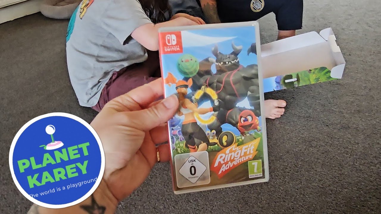 Getting fit with Ring Fit Adventure unbox & play!