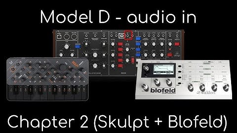 Behringer Model D - digital synth + ladder filter