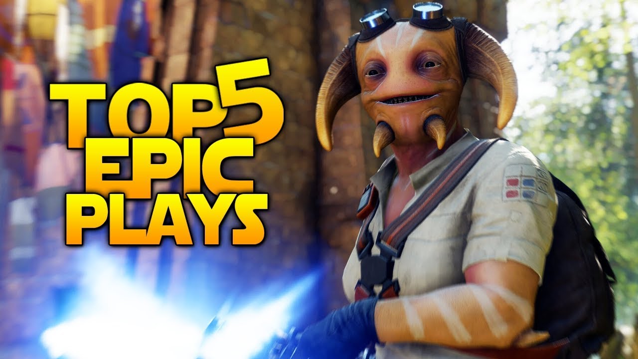 THE MOST POWERFUL GUNNER - Battlefront 2 Top 5 Plays