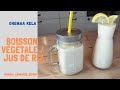 Jus de rizboisson vgtale  base de rizlait du rizlamurgeespiced rice drink