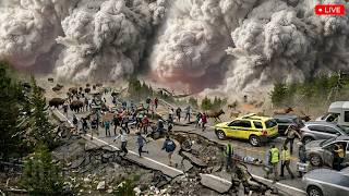 Huge Eruption In Yellowstone: Steamboat Geyser Erupt 750 Into Sky, Panicking Thousands of Tourists