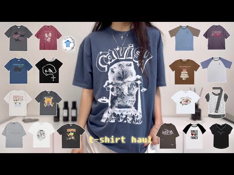 👕데일리 반팔티 추천 19가지..♥ 25ss 오버핏 반팔 가득! 크롭티, 기본티, 무신사 반팔티 etc 대학생•직장인 귀여운 티셔츠 모아왔어요⭐️