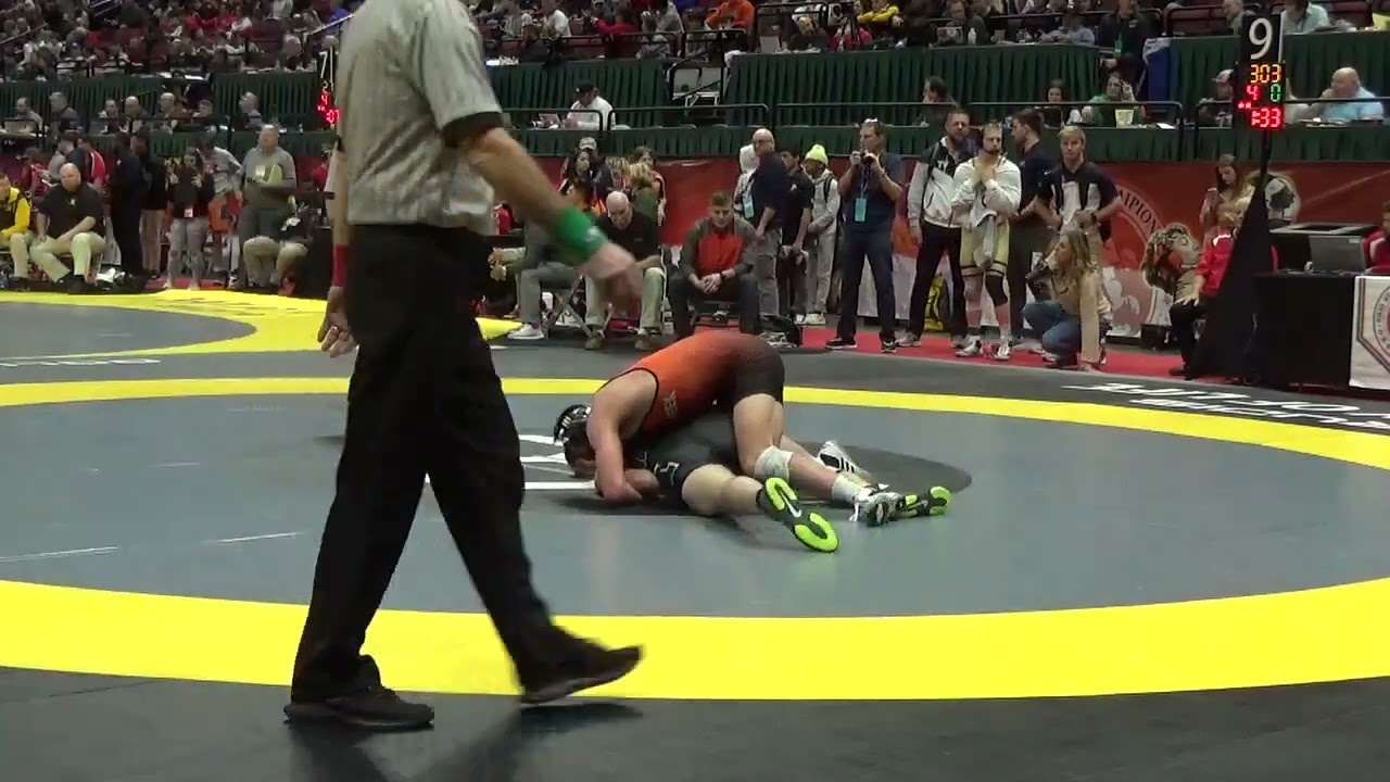 165 D1 r16, Caleb Ridgley, Nordonia vs Tyler Hicks, Beavercreek