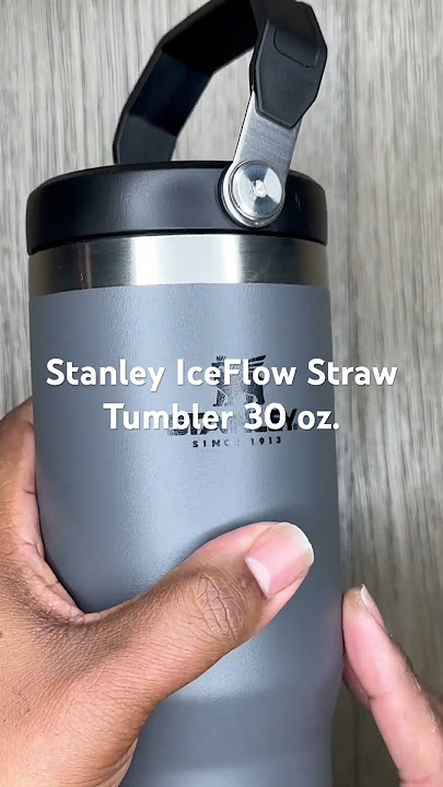 Stanley IceFlow Flip Straw 30 oz Stainless Steel Tumbler with Straw -  Drinksholic