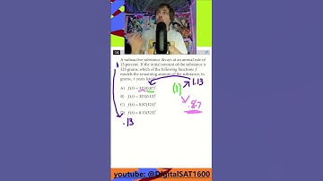 Digital SAT Math: Exponential Functions