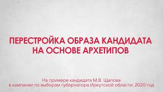 Дмитрий Еловский. Перестройка образа кандидата на основе архетипов. Конгресс РАПК. Москва. 2023.