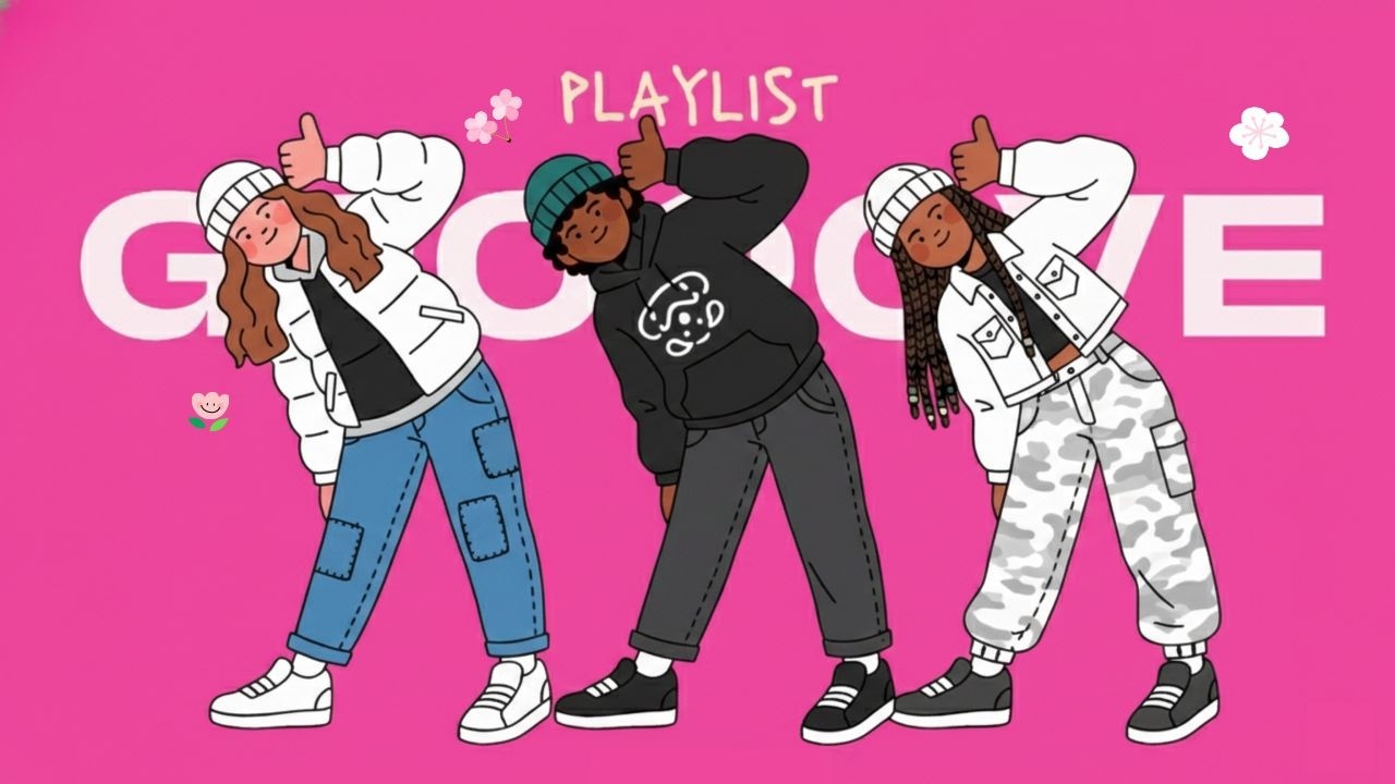 𝐏𝐥𝐚𝐲𝐥𝐢𝐬𝐭🌸찾았다!  핑크빛 봄 그루브, 여기가  딱💖| 느좋 힙합 Groove.카페·집중음악.노동요.매장음악  | 광고없음