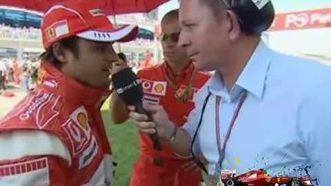Felipe Massa interview on the grid in Turkey, 2006