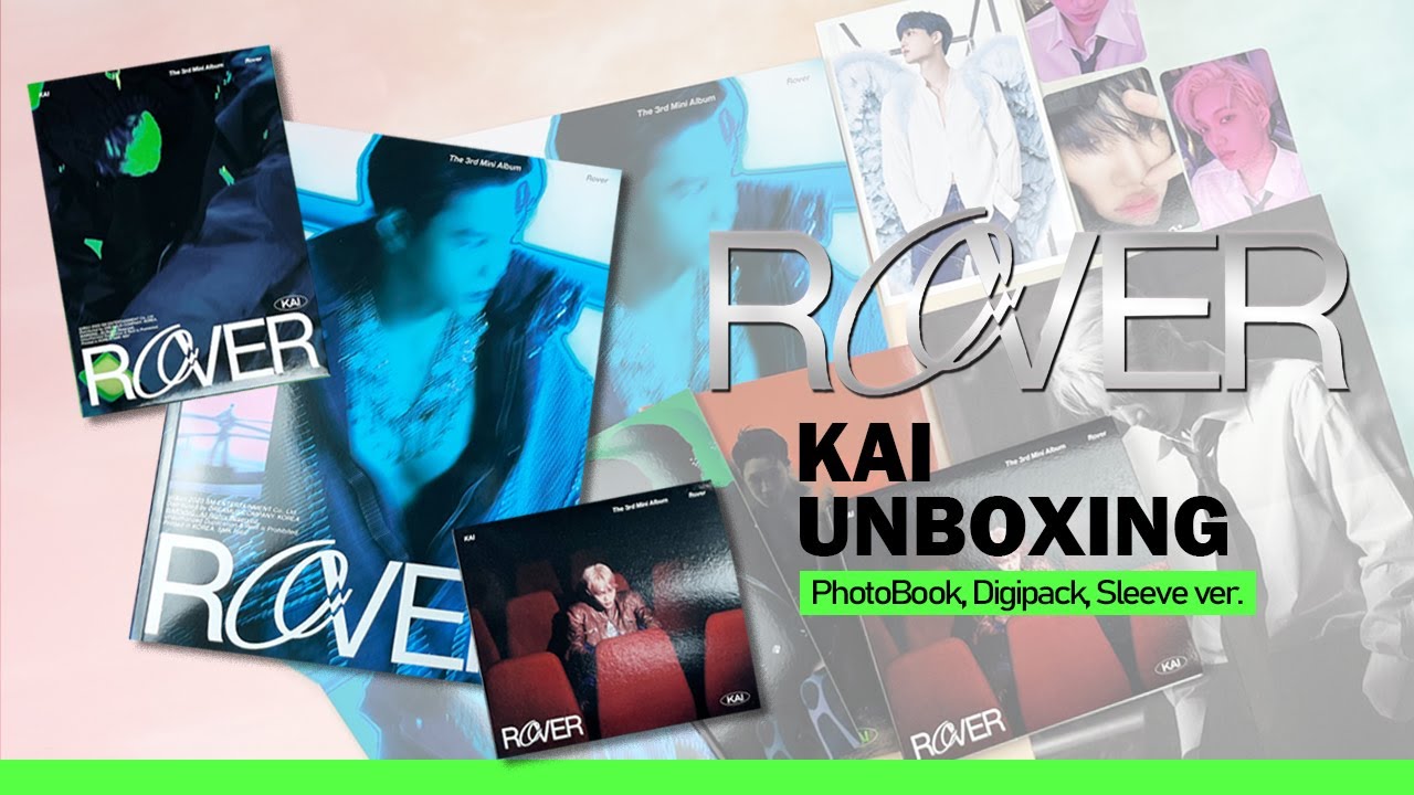 💿UNBOXING💿 KAI 3rd Mini Album 'ROVER' [PHOTOBOOK, DIGIPACK, SLEEVE Ver.] 카이  '로버' [포토북, 디지팩, 슬리브 버전]