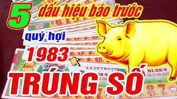 🔴Có 5 dấu hiệu này từ nay tới tết 2025 âm. quý hợi 1983 trời thương phật độ trúng số cực giàu