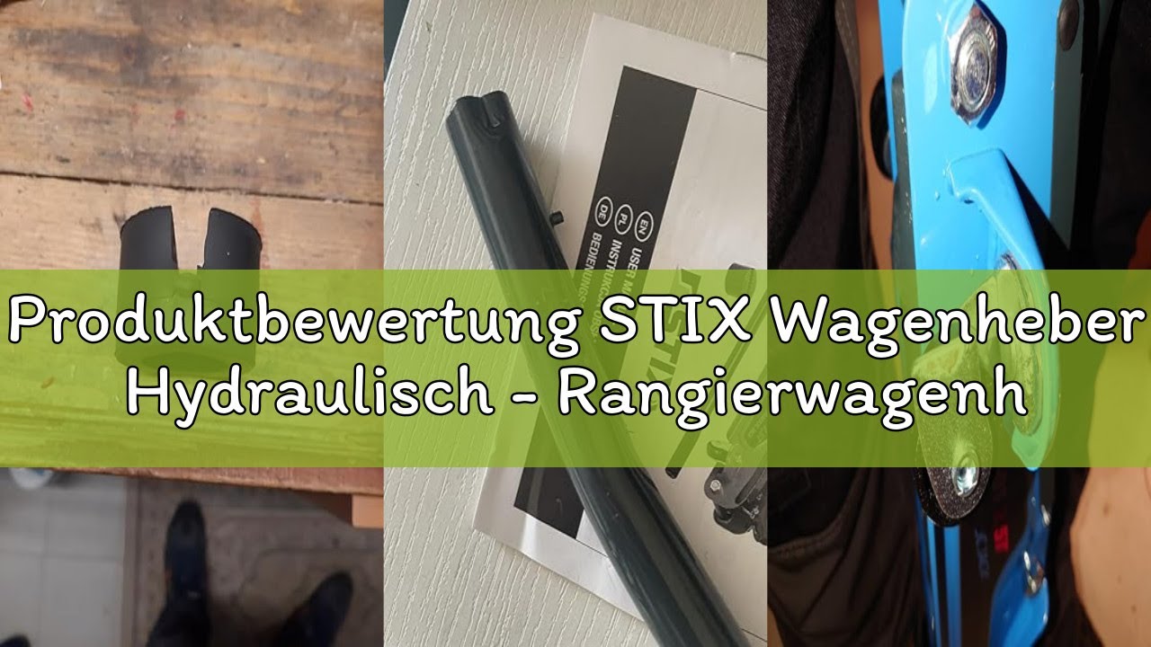 Produktbewertung STIX Wagenheber Hydraulisch - Rangierwagenheber 2,5 T - Wagenheber Flach - Hubhöhe