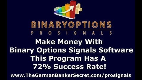 Make Money With Binary Options Trading Signals Software Using Binary Options Pro Signals 72% Success