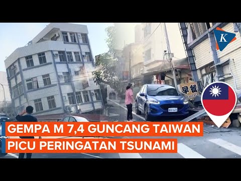 Gempa Kuat M 7,4 Guncang Taiwan, Bangunan Runtuh dan Picu Peringatan Tsunami di Jepang