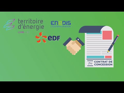 Qu'est-ce que le contrat de concession entre SIEL-TE42/ENEDIS/EDF ?