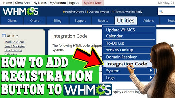 HOW TO ADD REGISTER BUTTON TO WHMCS? [STEP BY STEP]☑️