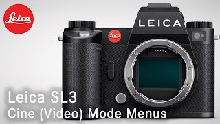 Leica SL3 - Cine Mode Settings by Leica Camera Australia 1,588 views 2 months ago 21 minutes