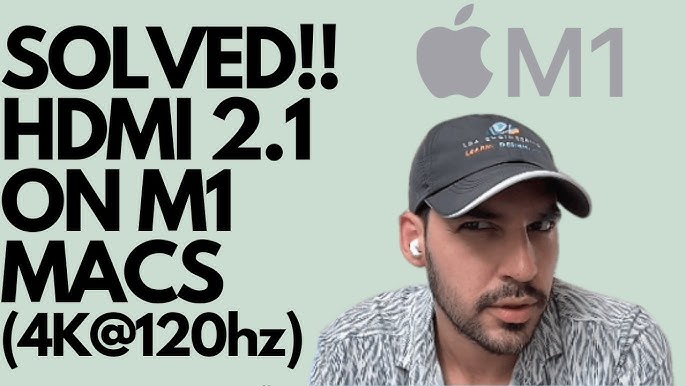 Just checking, still no way of getting 4K 120hz working in macOS on an  external monitor that only has HDMI? I have the 14” M1 Pro and an LG 48CX  and would