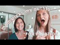 MOM PICKS MY OUTFITS....FOR VACATION!!