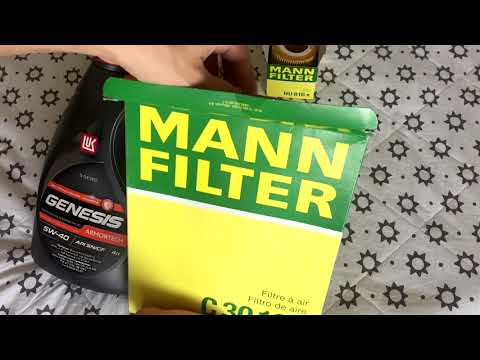 Масло LUKOIL в BMW... и фильтры MANN FILTER . Комплект для замены масла