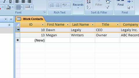 Copy a Record in Access 2007