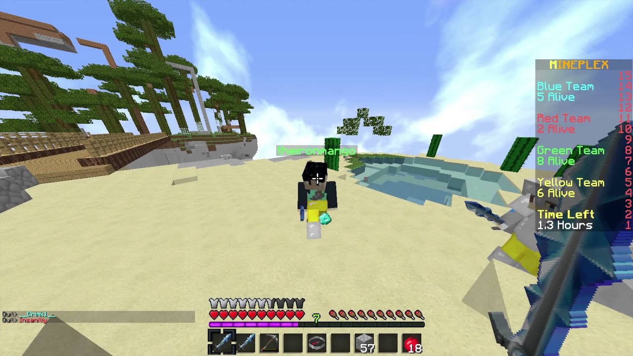 Minecraft Mini-Games: Bridges PvP w/Friends! ( Mineplex Minigames )