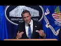 LIVE: Justice Department on election integrity